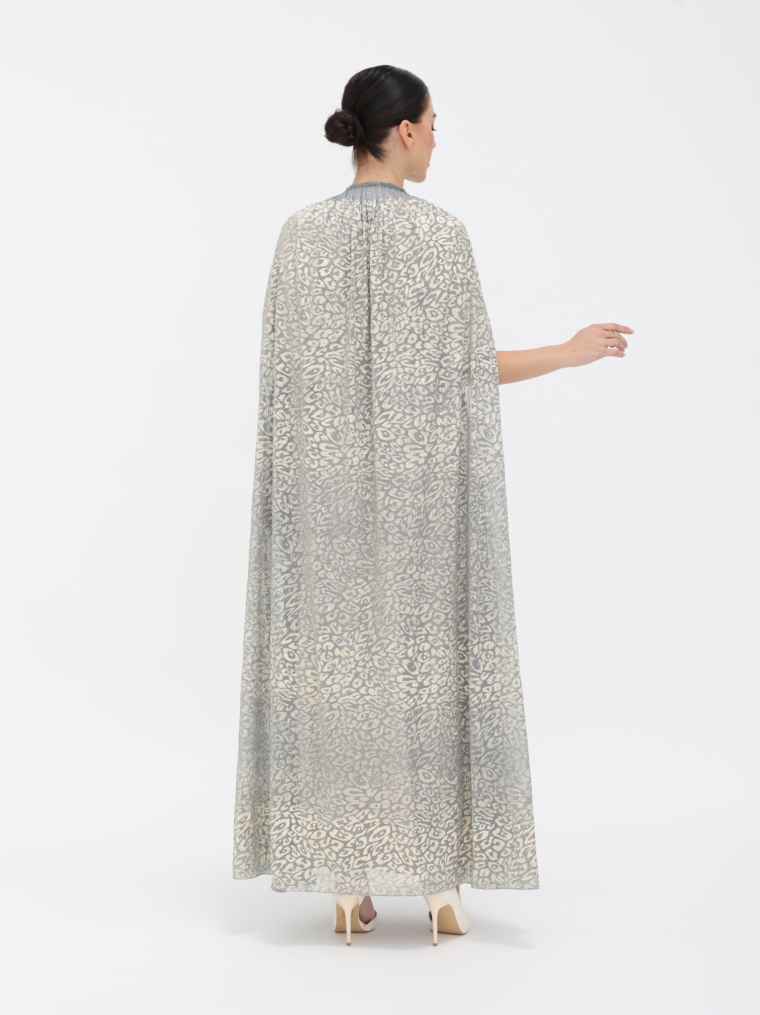 Silver Mirage Abaya