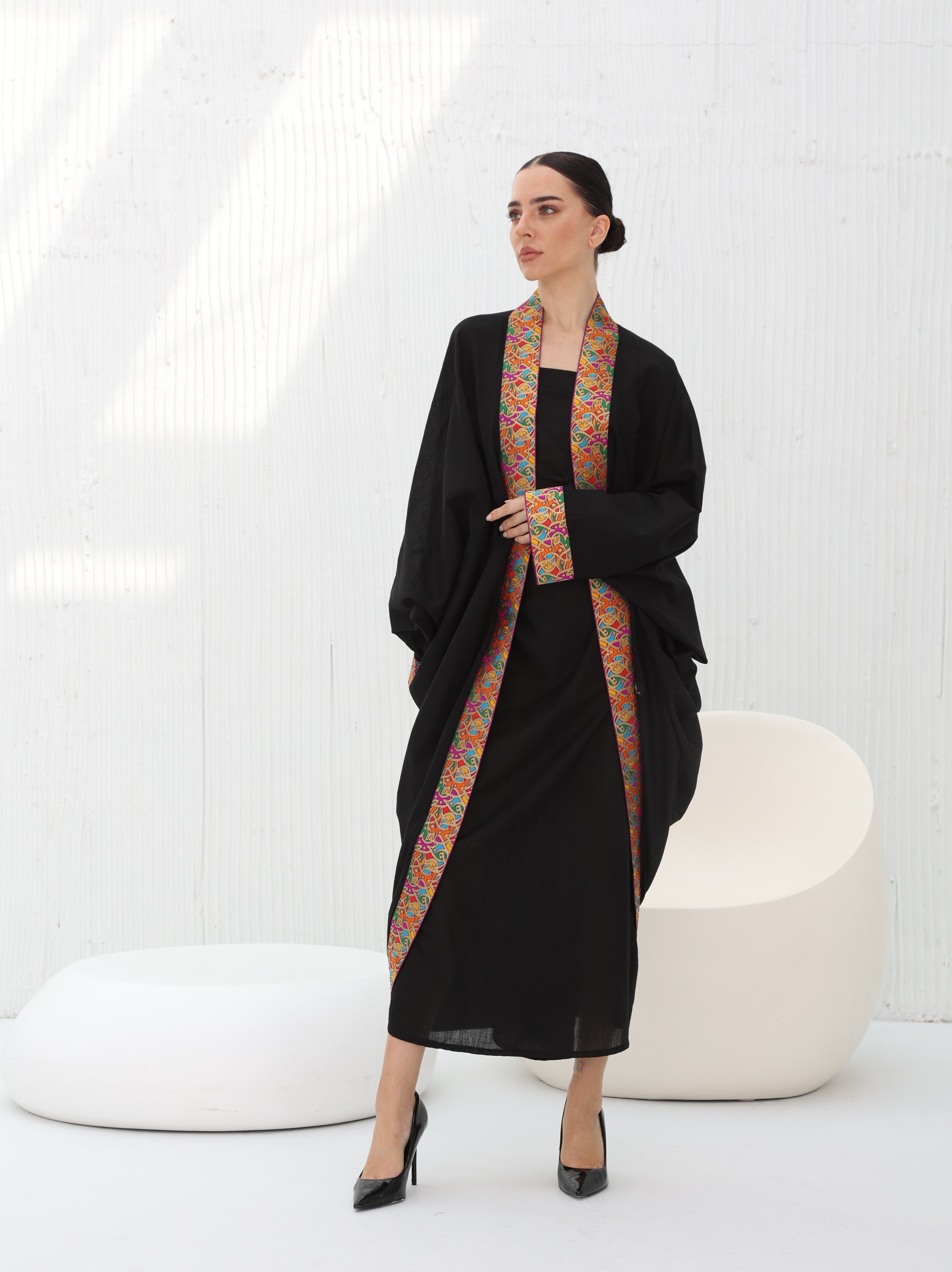 Calligraphy Abaya set