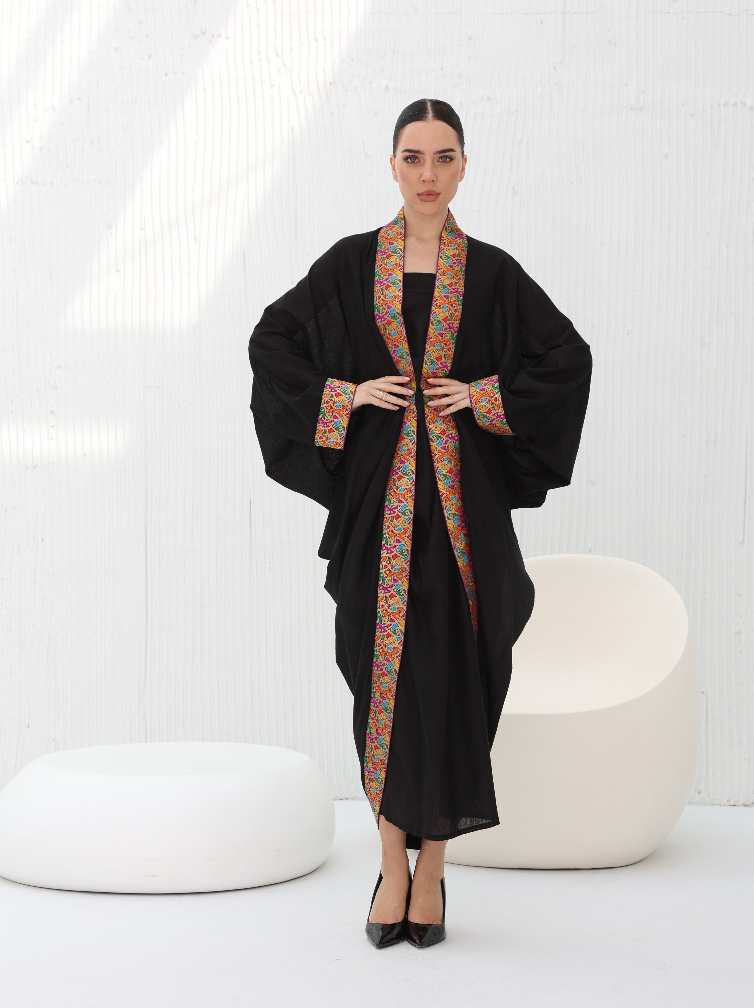 Calligraphy Abaya set