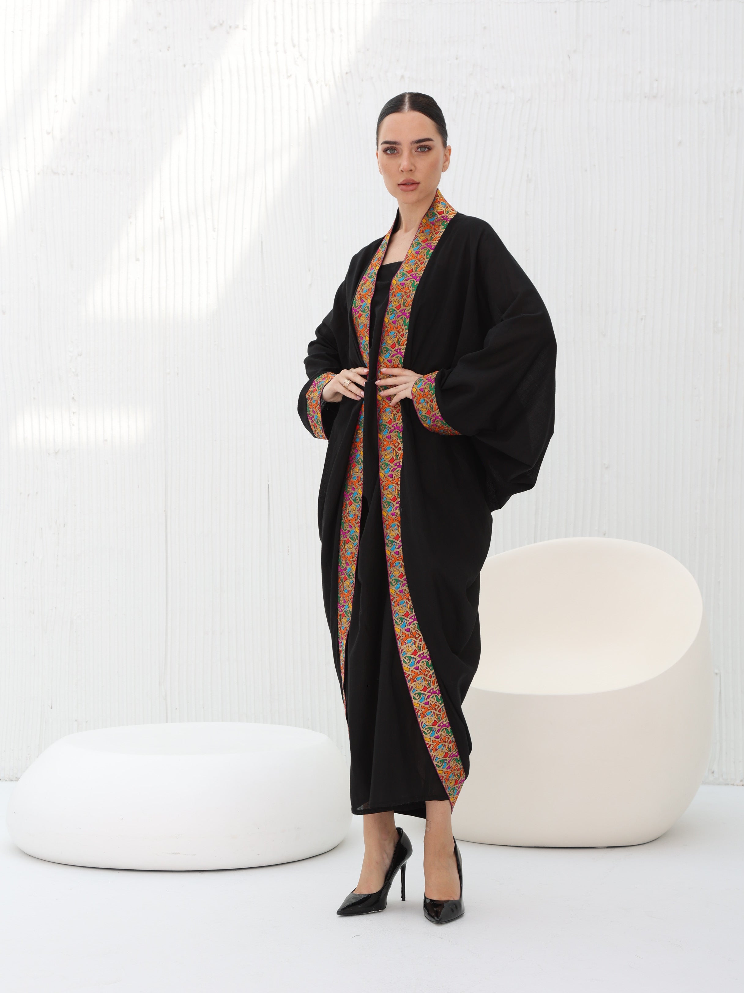 Calligraphy Abaya set