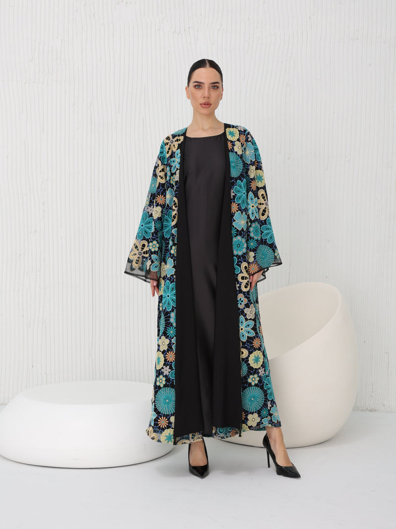 Petals of Light Abaya