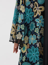 Petals of Light Abaya