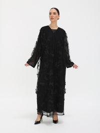 3D Butterfly Abaya