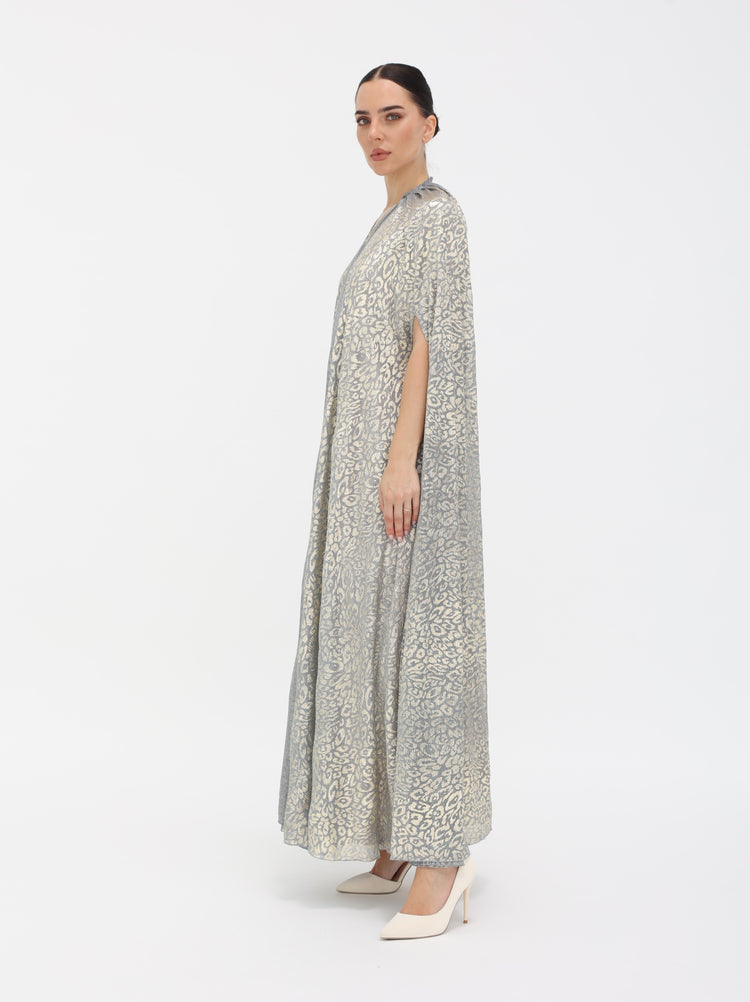 Silver Mirage Abaya