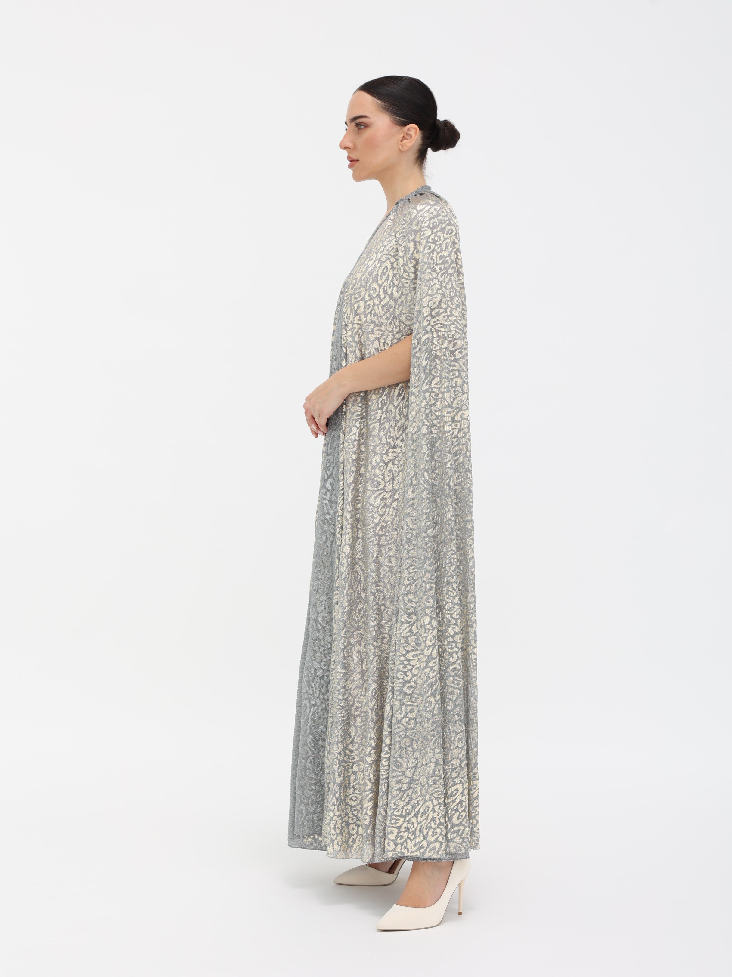 Silver Mirage Abaya