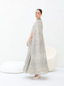 Silver Mirage Abaya