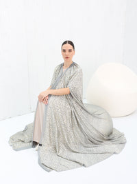Silver Mirage Abaya
