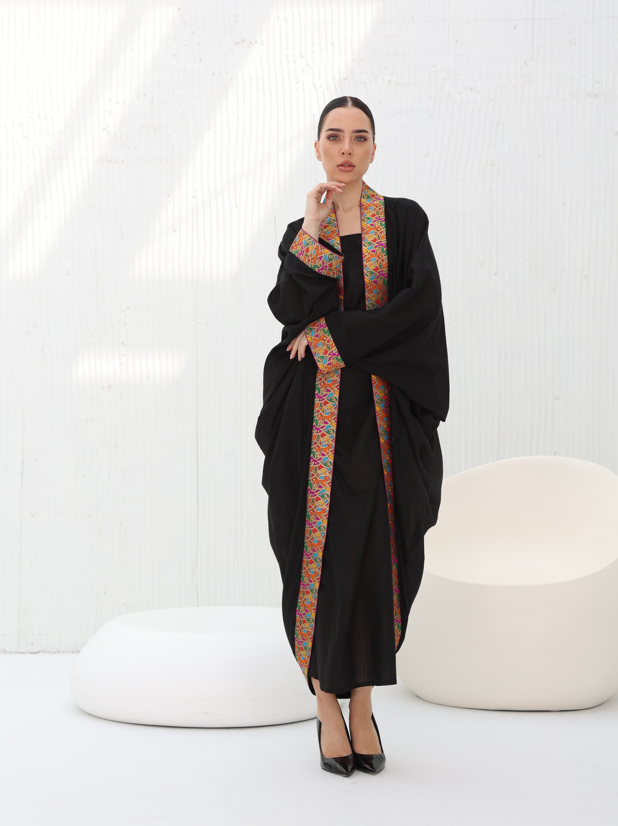 Calligraphy Abaya set