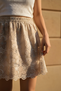 Bloom Lace Mini Skirt