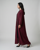 Burgendy Abaya