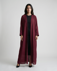 Burgendy Abaya