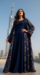 Crimson Whisper Abaya