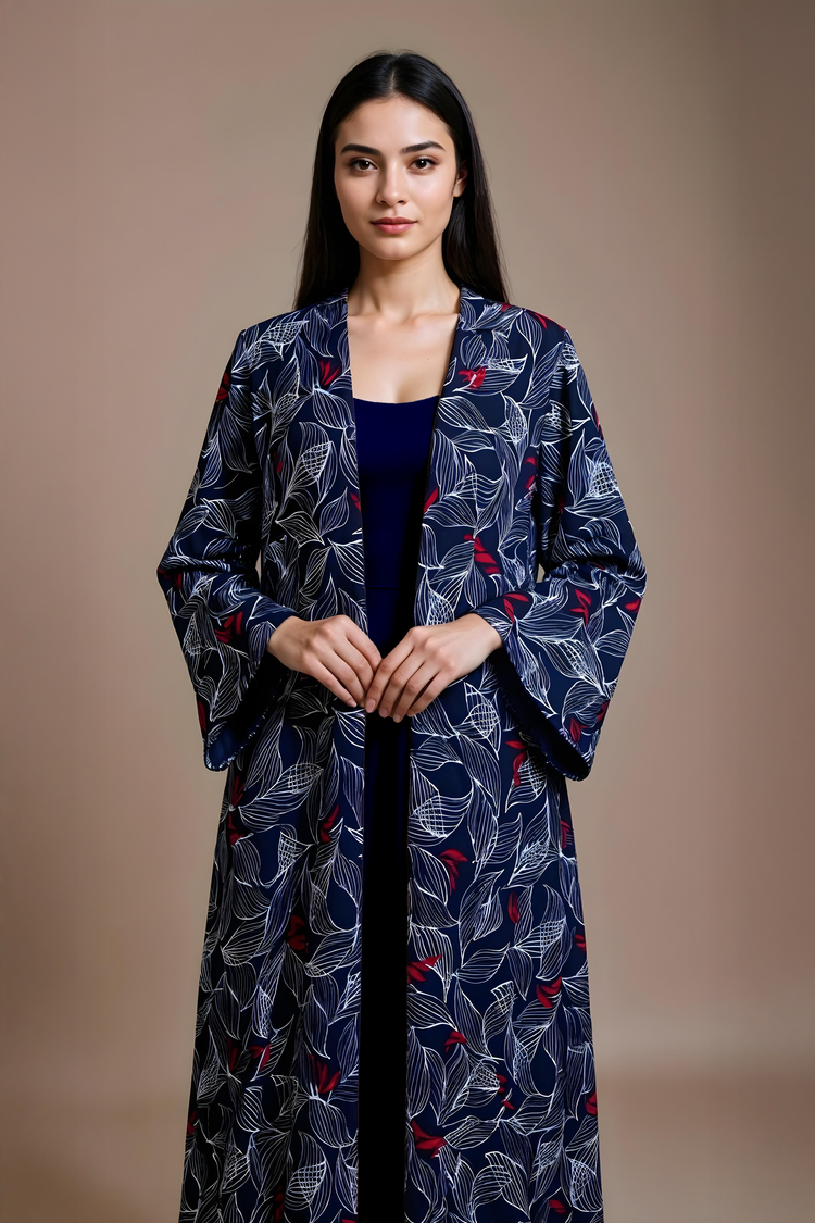 Crimson Whisper Abaya