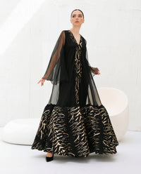 Golden Dusk Abaya