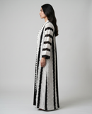 Lines Abaya (Black)