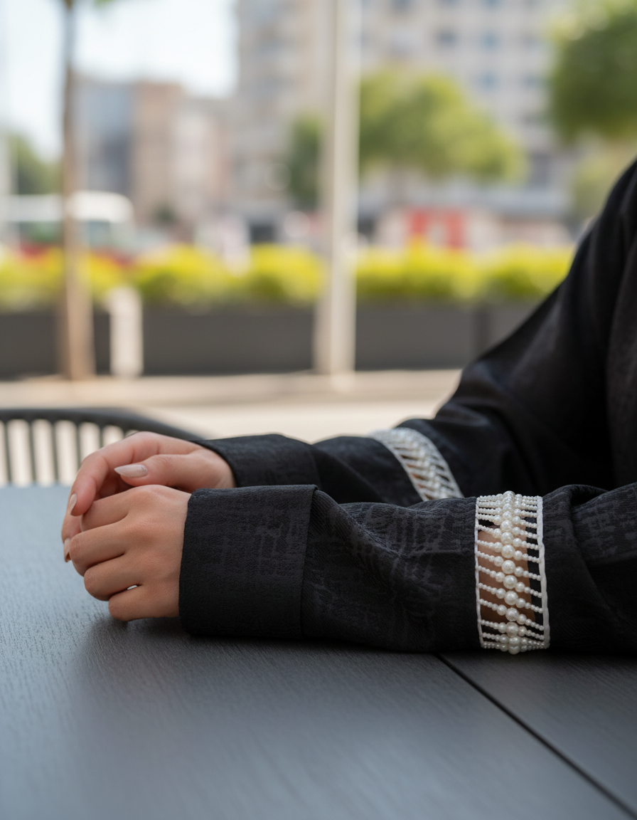 Midnight Onyx Abaya (Black)