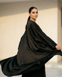 Noir Square Abaya