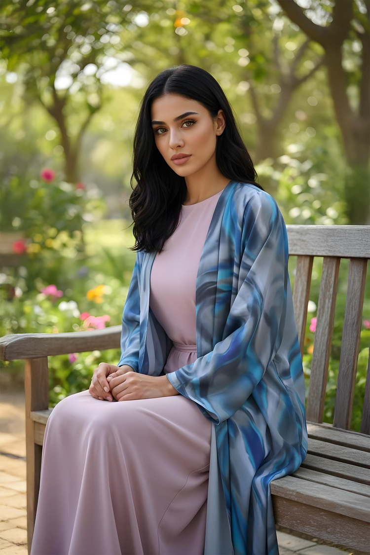 Purple Mirage Abaya