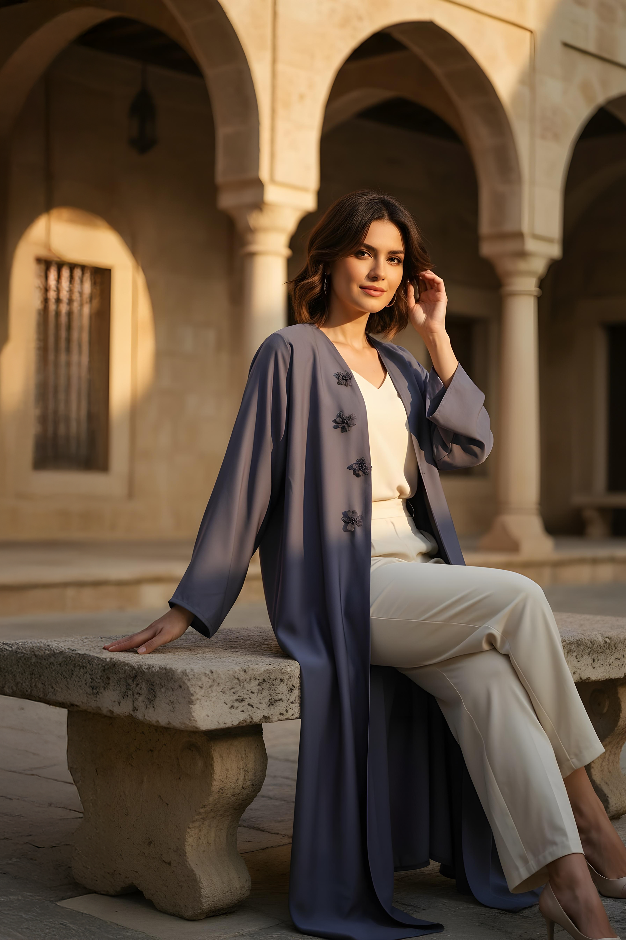 Silken Shadow Abaya
