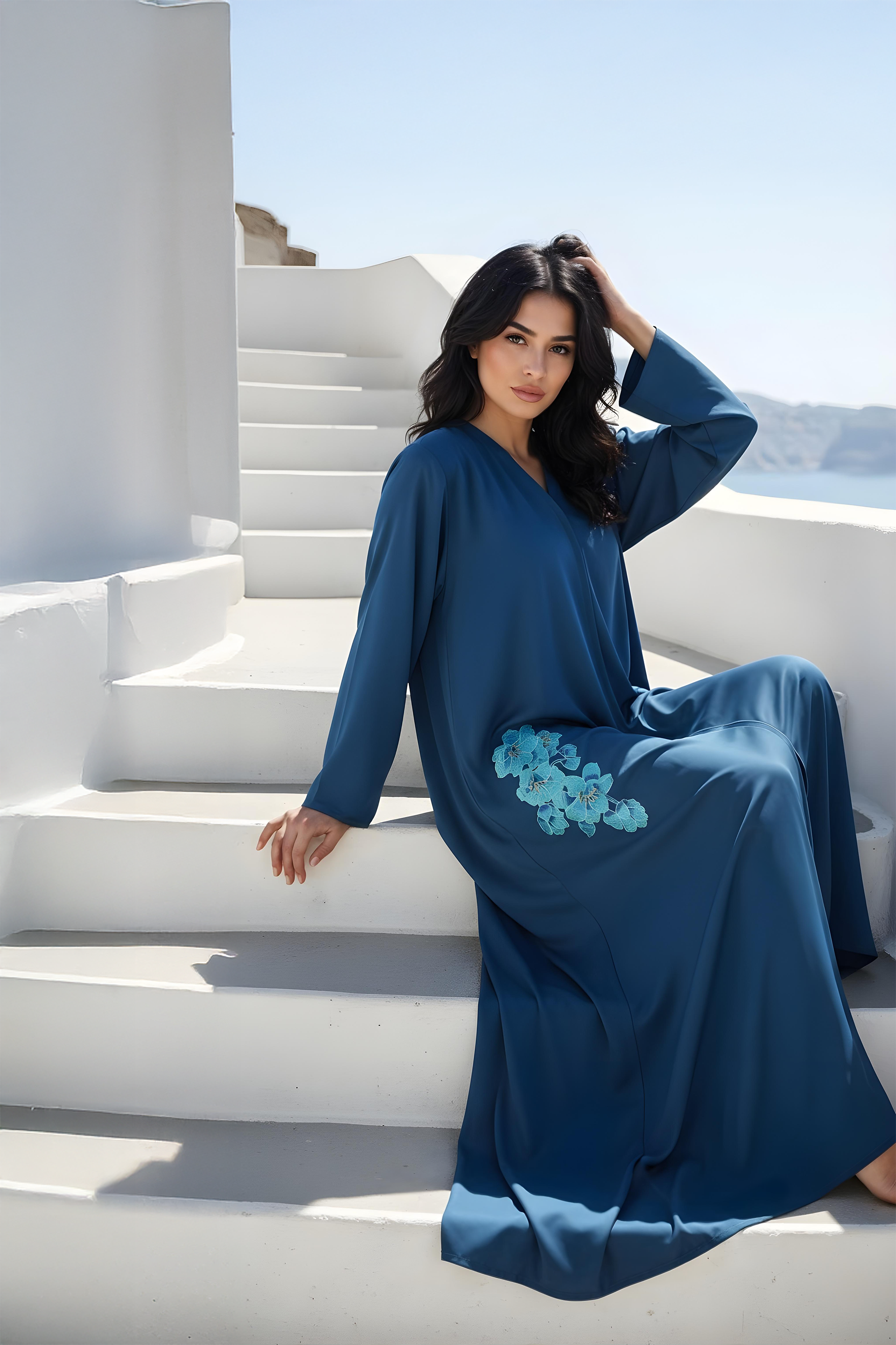 Tifani Floral Abaya