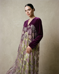 Velvet Bloom Abaya