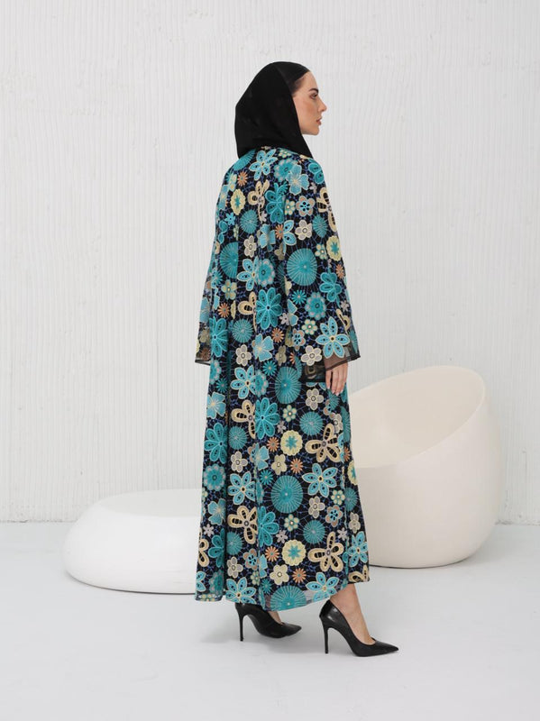 Petals of Light Abaya