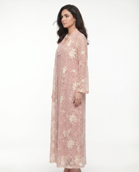 Rosy Veil Abaya