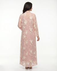 Rosy Veil Abaya