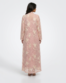 Rosy Veil Abaya