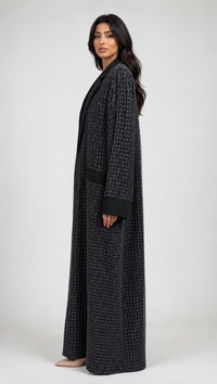 Cord Blazer Abaya (Olive)
