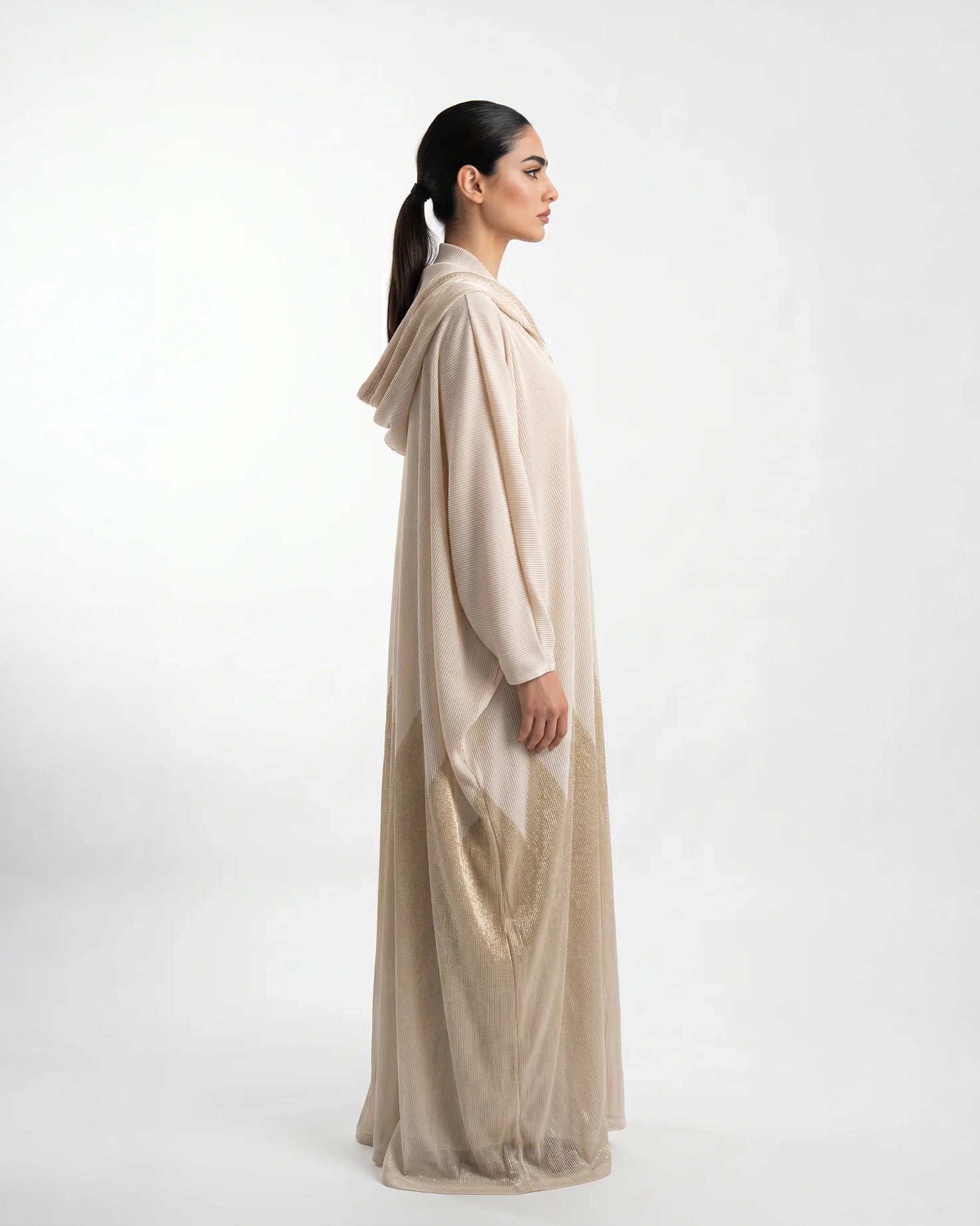 Hooded Cape (Beige)
